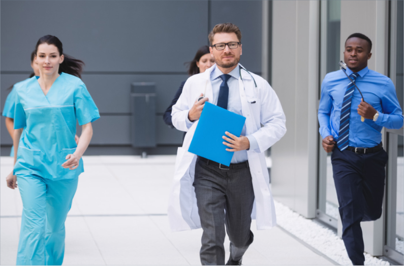 doctor running