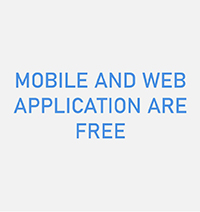 mobile and web application are free