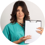 doctor with paper